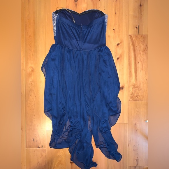 Jr heart sequin strapless high/low dress - Picture 2 of 4